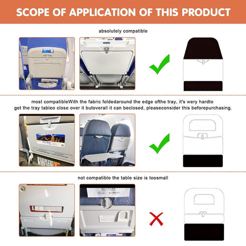 VANDOULUM 1-12 Baby Airplane Bed, Months Old Baby Travel Essentials for Flying, Toddler Airplane Seat Extender, Plane