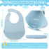 Adjustable Waterproof Silicone Bibs for Babies - Soft Unisex Feeding Supplies