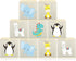 Aliceset 9 Pcs Foldable Animal Cube Storage Bins, 11 x 11 Inches Fabric Toy Box for Home Kids Room Closet