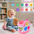 1+ 9-in-1 1st 1 2 3 Toys for Year Old Girls Montessori Musical Toddler Activity House with Lights, Sounds, Bilingual