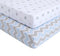 OptimaBaby Elephant Chevron Fitted Crib Sheets, Blue, 2 Count