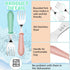 12PCS Toddler Forks, Stainless Steel Baby Utensils, Kids Silverware Set for Self Feeding, BPA Free, Mixcolor
