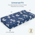Yukkidds 52''x28'' 2 Pack Baby Crib Sheets for Boys Girls Fitted Toddler Bed Sheets for Standard Crib and Toddler