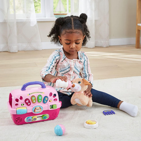 VTech Care for Me Learning Carrier - Pink Educational Toy for Toddlers (Frustration Free Packaging)