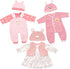 FADALEA Reborn Doll Clothes for 18-22 Inch Dolls, Doll Clothes and Accessories with