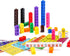 Number Block Set of 100, Educational Math Cubes for Kids Ages 4-8, Counting Blocks for Math Learning
