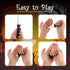 Sumind 4 Pieces Retractable Fake Knife, Gag Magic Toy, Halloween Joke Disappear Blade Trick
