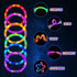 36 4th Glow Sticks Camping Toys Gifts for Kids PCS, Light up Pop Tube Bracelet Necklace for Toddlers, Glow in the Dark