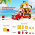ecpoteny Set, 566PCS Playset 6+ Piggy Burger Truck Mini Building Creative Fast Food Truck City Car Toy, Imaginative