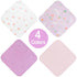24 Pack, 9 9 inch Viviland Baby Washcloths, Super Soft Baby Bath Towels for Newborn Absorbent Face & Body Wash Cloth