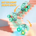 2-4, 3-5, 2 3 4 5 6 Beestech Light Up Dinosaur Toys for Toddlers Monster Truck Toys for Kids Push and Go Dinosaur Cars