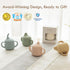 3 4 oz 1Pack Moonkie Silicone Baby Sippy Cups | Stages Training Cup Straw Cup for Infants Toddlers and Kid |