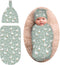 Broiteid Cartoon Goose Baby Stuff Newborn Baby Swaddle Blanket with Beanie Hat,Swaddle Blanket