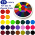 25 Toys,Album Color Book Finger Painting Kit Drawing Educational Tool Kit,Washable Children's Supplies for Birthday