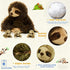 11.02" 3 Sloth Plush Animal, Cute Stuffed Sloth with Baby Sloths, Easter Stuffed Sloth Animal, Washable Plush Toys