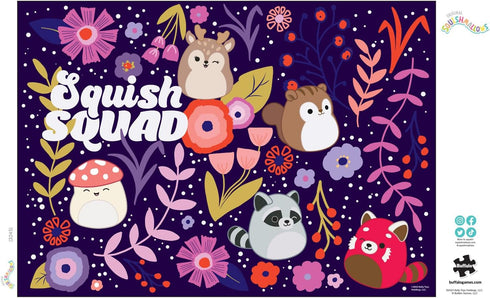 Buffalo Games - Squishmallow - Squish Squad - 500 Piece Jigsaw Puzzle for Adults - Finished Size 21.25 x 15.00
