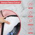 Winter Baby Car Seat Cover, Waterproof Carseat Cover with Zipper Peep Window, Warm Sherpa Fleece Lining, Universal