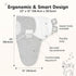 3-Pack 0-3 KeaBabies Organic Baby Swaddle Sleep Sacks - Swaddles for Newborns, Infant Months, Baby Girls, Boys, Soft