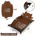Cat Dice Rolling Tray, Novelty Folding Leather Dice Holder, Portable Storage Accessories for DND RPG Game Players