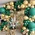 Dark Green Balloons, 106 pcs Hunter Green Pack of 18 12 10 5 Inch Emerald Green Balloons for Party Decorations