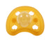 1 Count (12-18 SWEETIE Rubber Pacifier Natural Rubber Pacifier Rounded Heart Shape Rubber Original Natural Rubber
