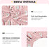 Mazeann 52" 28" 9" Christmas Pink Santa Crib Sheets Soft Breathable Fitted Baby Crib Sheets Mattress Cover for Girl