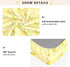 miaozhen 1 Pack 52x28 Cotton Baby Crib Sheets for Boys Girls Comfy Breathable Bumble Bees Yellow Cute Toddler