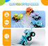 2 3 4 5 Construction Toys for Year Old Boy Kids Toddlers, Press and Go Dino Truck Construction Vehicle Toys Sandbox