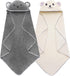 URSEORY Hooded Baby Towels, 2 Pack Ultra Soft Bath Towels with Hood for
