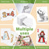 REGUICORP 270PCS 2.5" 3.5" Comments, Blank Playing Cards, x Printable Blank Game Cards, White Blank Playing Cards