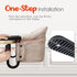 6-36 Hook On High Chair - Portable & Foldable for Babies Months, Family & Travel Use with Carry Bag(Khaki)