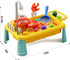 1-3 4-8 2 3 4 5 6 7 8 Kids Water Table Play Toy for Toddlers Years Old, Kitchen Sink with Electrical Pump and Flowing
