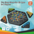 Chain Triangle Chess Game, Board Games for Family Night, Fun Games for Kids and Adults, 2 to 4 Players