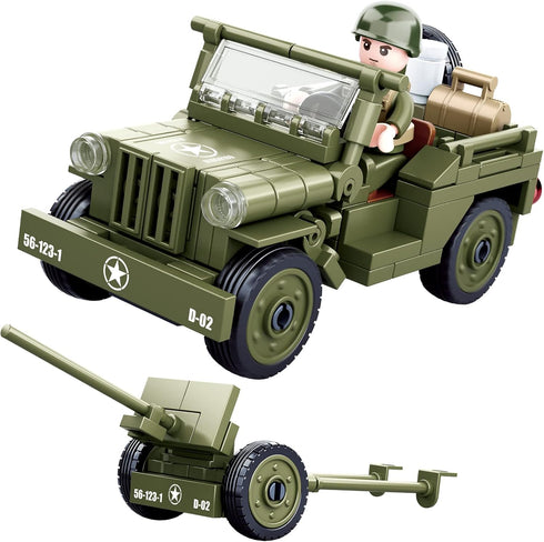 hhohio 2 WW2 Set, 4 (325 World War Landing Craft Building Toys Military Vehicle Brick WWII Army Warship Boat Model