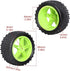 1/10 PreGlued 12mm Hex 2.2'' RC Buggy Wheels and Tires for Traxxas Redcat Shockwave WLtoys 144001 Off-Road Cars