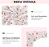 SDMKA 28x52 Inch Christmas Pattern Crib Sheets for Boys Girls - Portable Microfiber Fitted Crib Sheet for Standard Crib