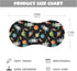 Qinllo 2 Pack 22"x11" Muslin Burp Cloths Space Dinosaur Spaceship Black Print Cotton Baby Burp Cloths Ultra Absorbent
