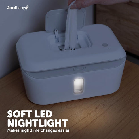Jool Baby Wipe Warmer & Dispenser with LED Nightlight - Comfort for Diaper Changes