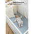 2 Pack, 52"x28" Konssy Muslin Crib Sheets for Boys, Soft Cotton Neutral Baby Sheets for Standard Crib Mattress