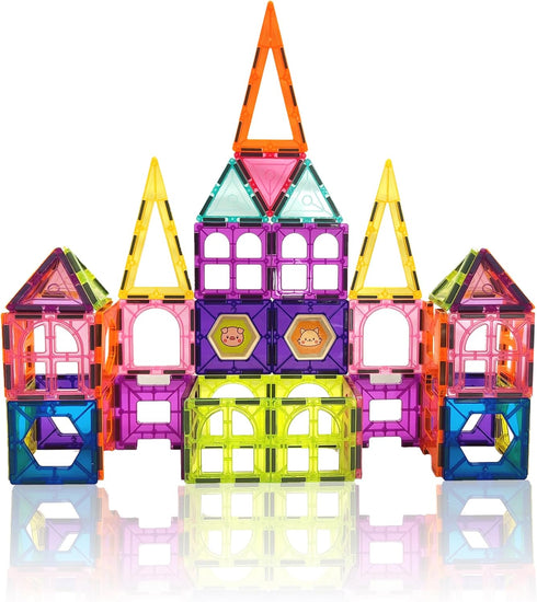 ST4 112 3D 4-8, 3-5 Contixo Magnetic Tiles - PCs Building Blocks STEM Construction Creativity, Imagination