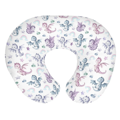 Fairytale Dragon Love Stars Baby Nursing Pillow Covers for Boy Girl Baby