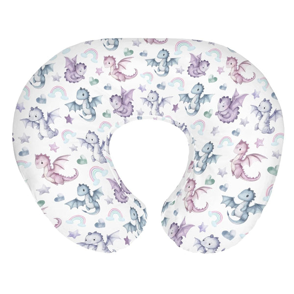 Fairytale Dragon Love Stars Baby Nursing Pillow Covers for Boy Girl Baby