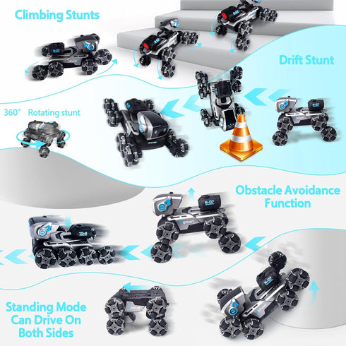 Kids,2.4Ghz 2nd 8 9 10 11 12 Robot Dog Toy for Remote Control Dog Stunt Robot Dogs Gen Remote Control Cars Stunt Rc