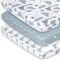 The Peanutshell Mini Crib Fitted Sheets Set, Playard, Pack Play Sheets, Playpen,