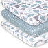 The Peanutshell Mini Crib Fitted Sheets Set, Playard, Pack Play Sheets, Playpen,