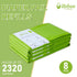 4 Pack 2320 USBOO Refills Compatible with Dekor Plus Diaper Pail | | Disposable Diaper Pail Refill | Extra Thickness |
