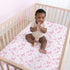 4-Pack Set The Peanutshell Fitted Crib Sheet - Super Soft & Breathable Baby Girl Crib Sheets, Nursery Decor, Fit