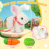 Voichic Easter Robot Bunny Pal- Bunby My Realistic Bunny Toy, Hopping Bunny with Sounds, Jumping, Twitching and Shaking