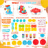 Rodsucs 3-in-1 Sets 4-8, 3-12, (12 Color Dough for Kids Ages Ice Cream Hamburger Noodle Maker Toy for Kids Arts &Crafts
