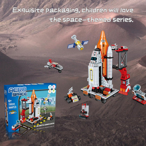 Space Rocket STEM Project Toy for Boys Age 7-13, Building Block for Kids Age 8-12, Science Kits for Christmas Birthday